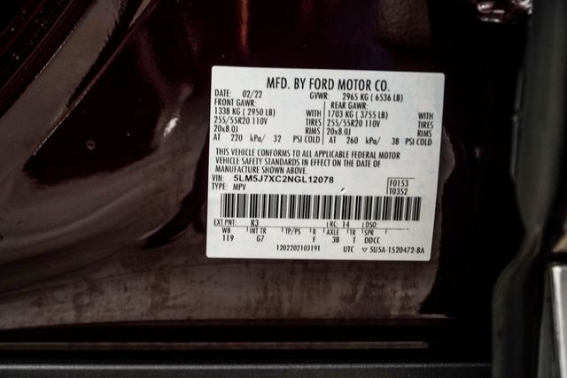 2022 Lincoln Aviator Reserve AWD - 22939433 - 43