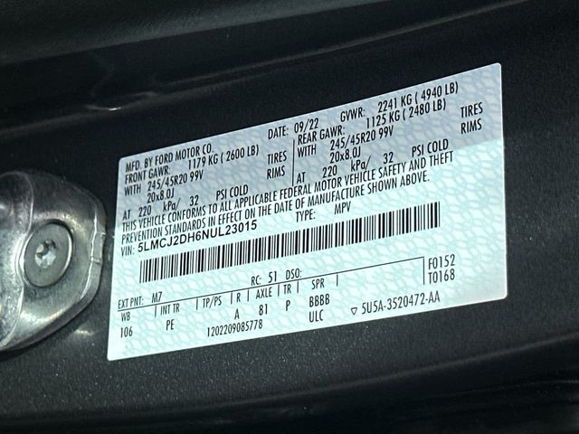 2022 Lincoln Corsair Reserve AWD - 22955960 - 21