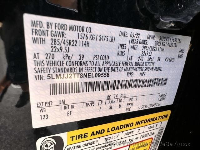 2022 Lincoln Navigator Black Label 4x4 - 22548595 - 18