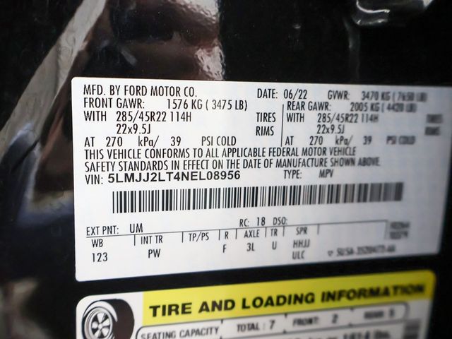 2022 Lincoln Navigator Reserve 4x4 - 22982424 - 69