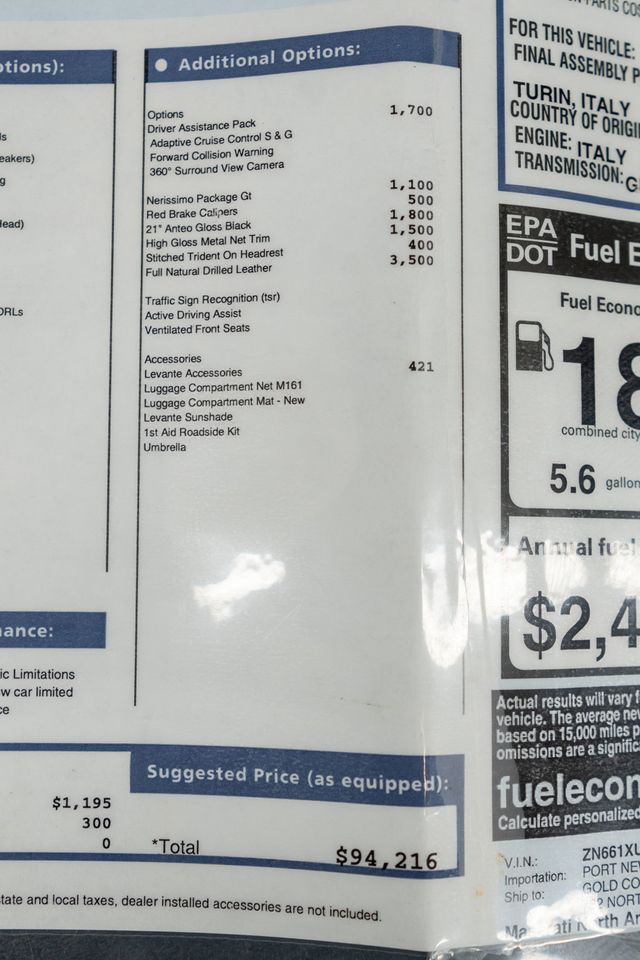 2022 Maserati Levante GT 3.0L - 22961188 - 45