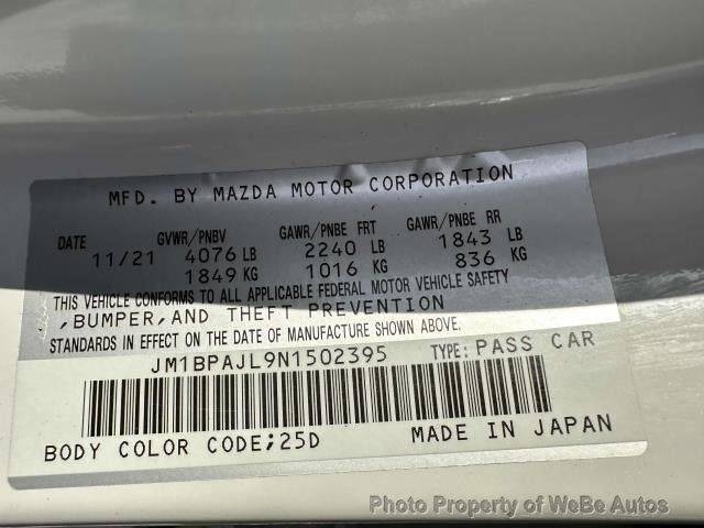 2022 Mazda Mazda3 Hatchback 2.5 S Automatic FWD - 22557623 - 15