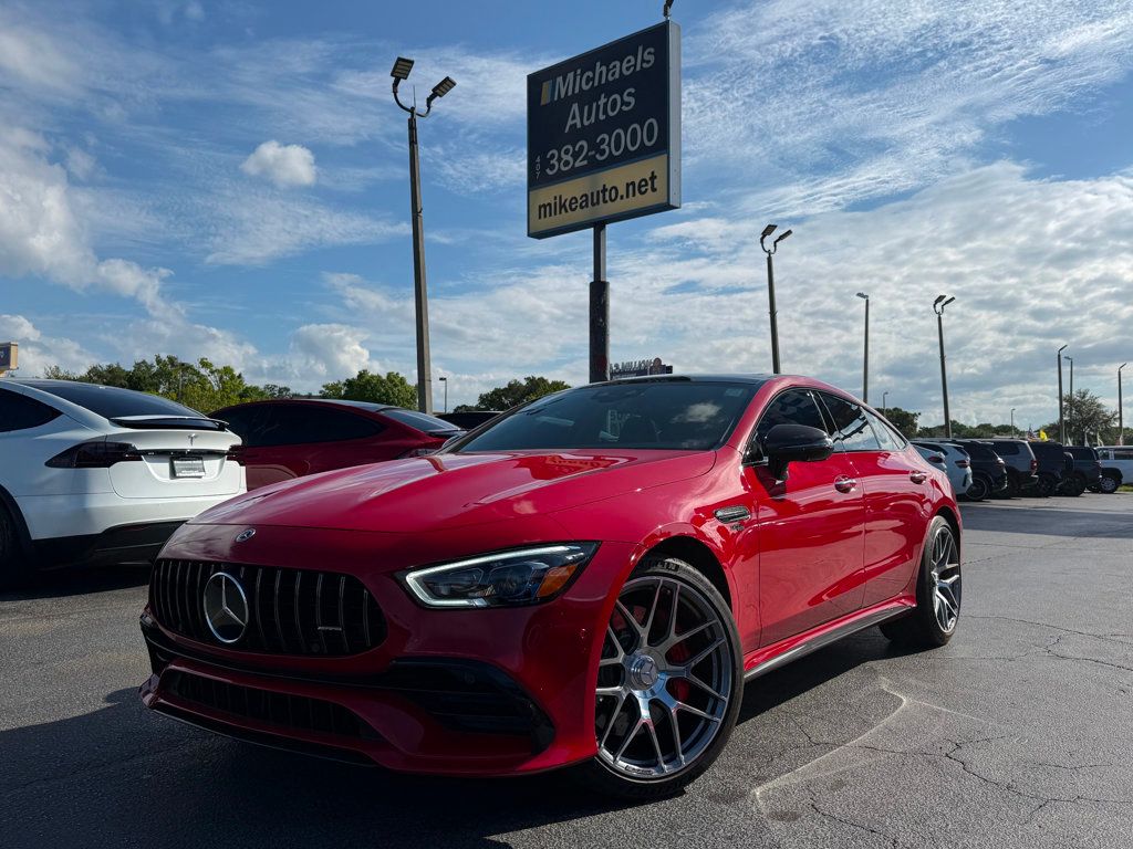2022 Mercedes-Benz AMG GT *AMG GT 53*MSRP $135435*LOWWW MILES*21"*PERF SEATS*CRBN FIBER PK - 23016608 | Video 1