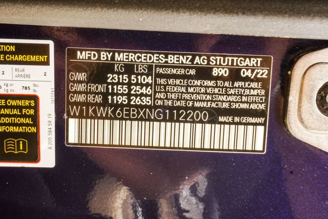 2022 Mercedes-Benz C-Class AMG C 43 4MATIC Cabriolet - 23019655 - 38