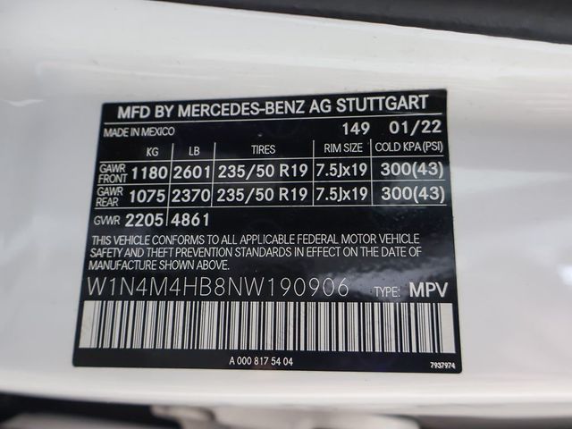 2022 Mercedes-Benz GLB GLB 250 4MATIC SUV - 23001963 - 51