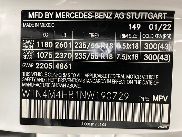 2022 Mercedes-Benz GLB GLB 250 4MATIC SUV - 22963387 - 46