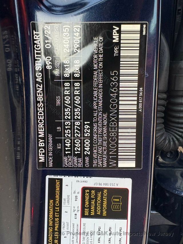 2022 Mercedes-Benz GLC GLC 300 4MATIC,PREMIUM PACKAGE,PANORAMA SUNROOF - 22982342 - 58