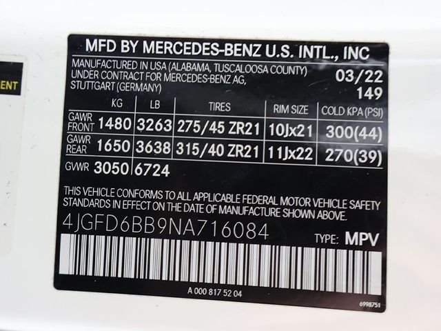 2022 Mercedes-Benz GLE AMG GLE 53 4MATIC Coupe - 23038576 - 61