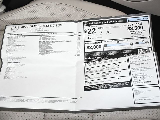 2022 Mercedes-Benz GLE GLE 350 - 22996575 - 68