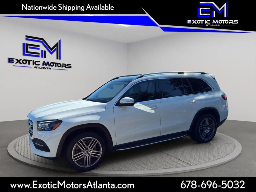 2022 Mercedes-Benz GLS CLEAN CARFAX, NAVIGATION, PANO ROOF, WOODGRAIN TRIM, CAPT CHAIRS - 23080895 - 0