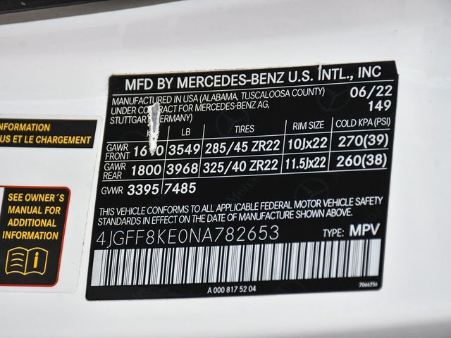 2022 Mercedes-Benz GLS GLS 63 AMG - 23067982 - 21