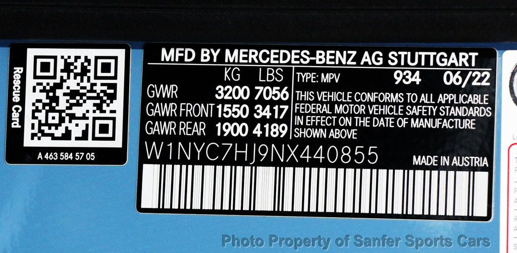 2022 Mercedes-Benz G-Class AMG G 63 4MATIC SUV - 22373038 - 62