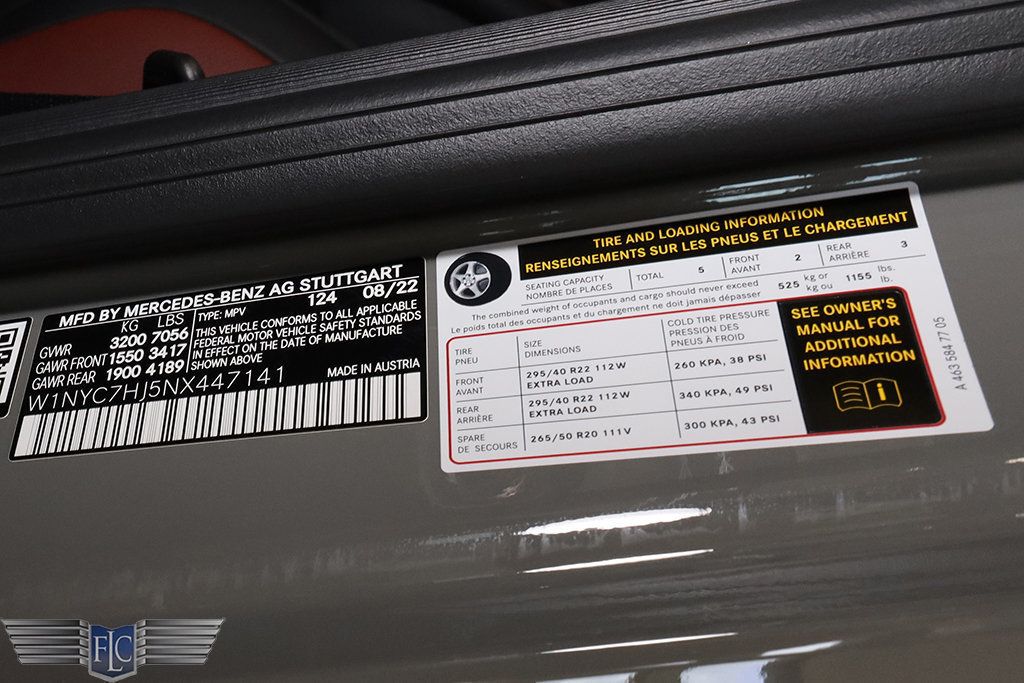2022 Mercedes-Benz G-Class AMG G 63 4MATIC SUV - 23036579 - 44