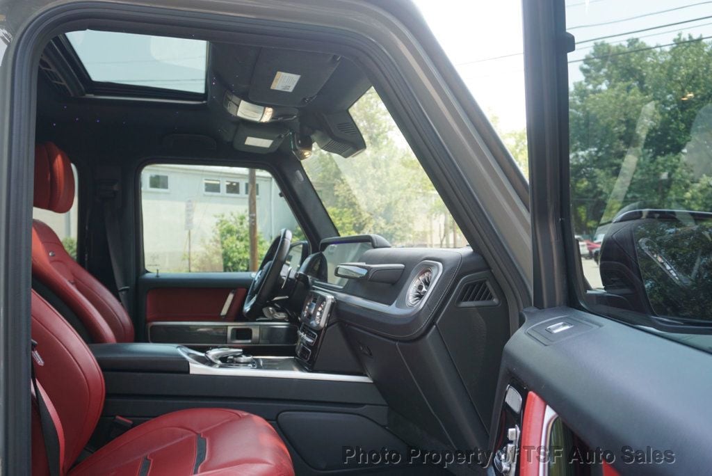 2022 Mercedes-Benz G-Class AMG G 63 4MATIC SUV ARABIAN GRAY WITH RED LEATHER INTERIOR - 23048195 - 10