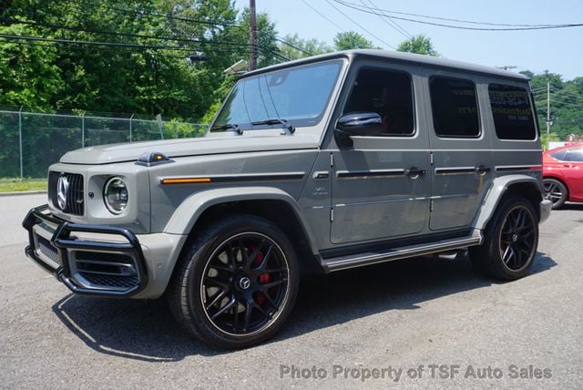 2022 Mercedes-Benz G-Class AMG G 63 4MATIC SUV ARABIAN GRAY WITH RED LEATHER INTERIOR - 23048195 - 2