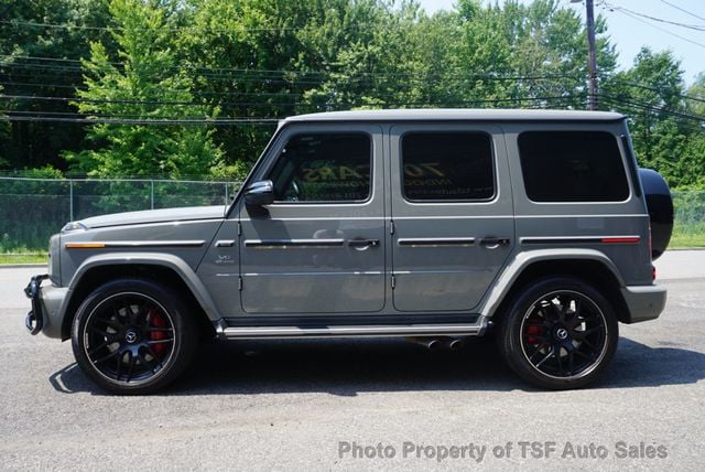 2022 Mercedes-Benz G-Class AMG G 63 4MATIC SUV ARABIAN GRAY WITH RED LEATHER INTERIOR - 23048195 - 3