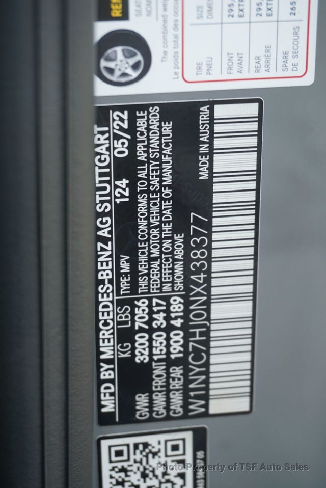 2022 Mercedes-Benz G-Class AMG G 63 4MATIC SUV ARABIAN GRAY WITH RED LEATHER INTERIOR - 23048195 - 58