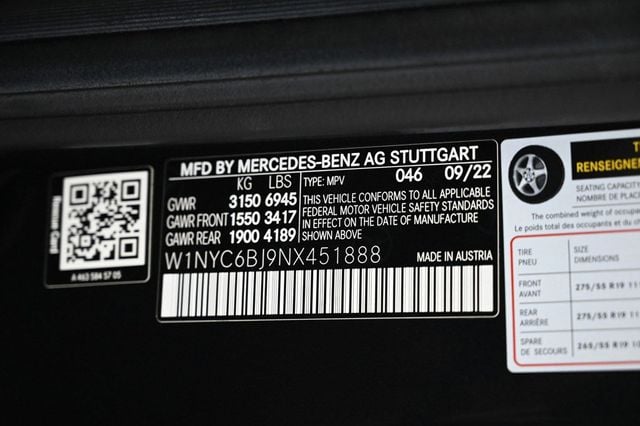 2022 Mercedes-Benz G-Class G 550 - 22744069 - 27