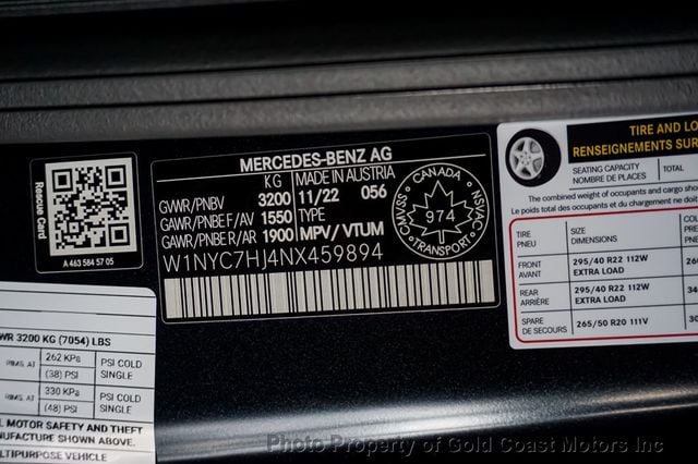 2022 Mercedes-Benz G-Class *Matte Black* *AMG G63* - 22357110 - 18