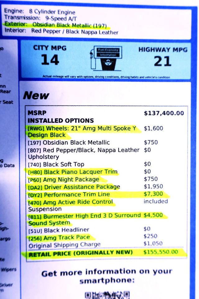 2022 Mercedes-Benz SL55 AMG 4-MATIC OBSIDIAN BLACK...SORRY SOLD!! - 22867017 - 20