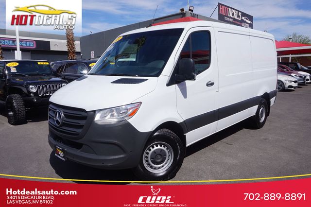 2022 Mercedes-Benz Sprinter Cargo Van 1 OWNER, PASSENGER SLIDING REAR DOOR, CARGO RACKS AND SHELVES - 23023738 - 0
