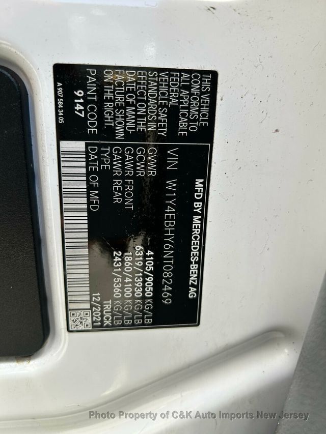 2022 Mercedes-Benz Sprinter Cargo Van 2500 High Roof Diesel with Roof Rack & Shelves - 23036367 - 41
