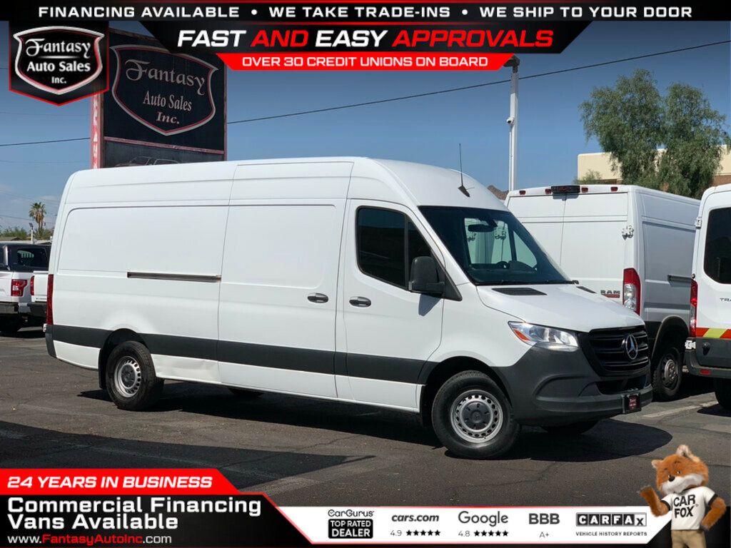 2022 Mercedes-Benz Sprinter Cargo Van 2500 High Roof I4 Gas 170" RWD 1-OWNER - 23053320 | Video 1