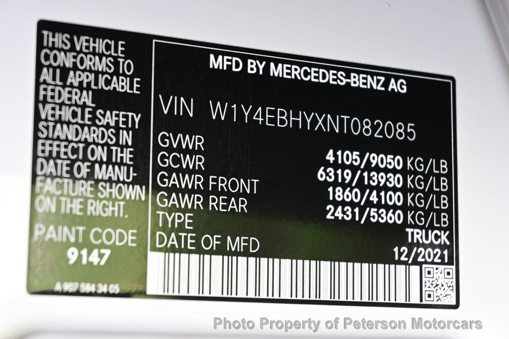 2022 Mercedes-Benz Sprinter Cargo Van 2500 High Roof V6 144" DIESEL RWD - 22352185 - 46