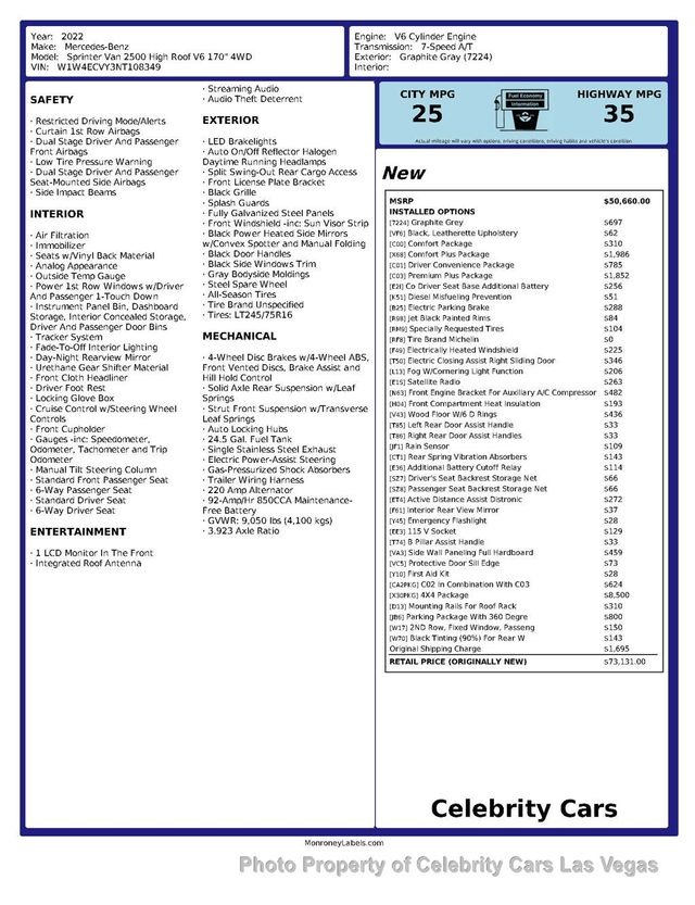 2022 Mercedes-Benz Sprinter Cargo Van Bjarne builds RV camper, 4x4 (200k new) - 22917429 - 11