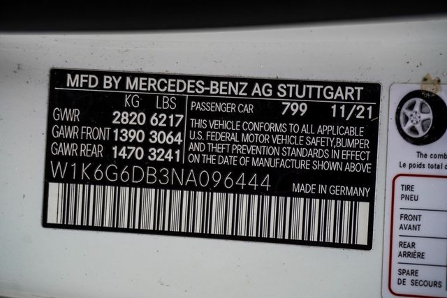 2022 Mercedes-Benz S-Class S 500 4MATIC Sedan - 22935716 - 47