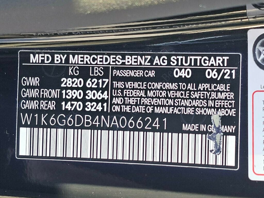 2022 Mercedes-Benz S-Class S 500 4MATIC Sedan - 22922773 - 39