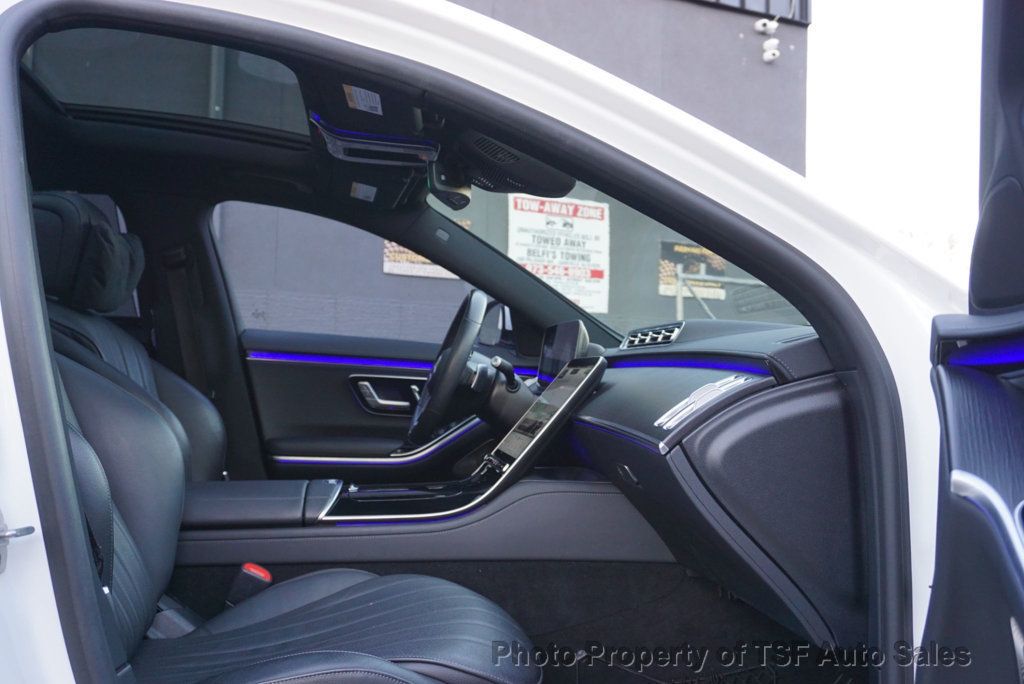 2022 Mercedes-Benz S-Class S 500 4MATIC Sedan AMG LINE ACTIVE AMBIENT LIGHT 3D CLUSTER  - 22949434 - 11