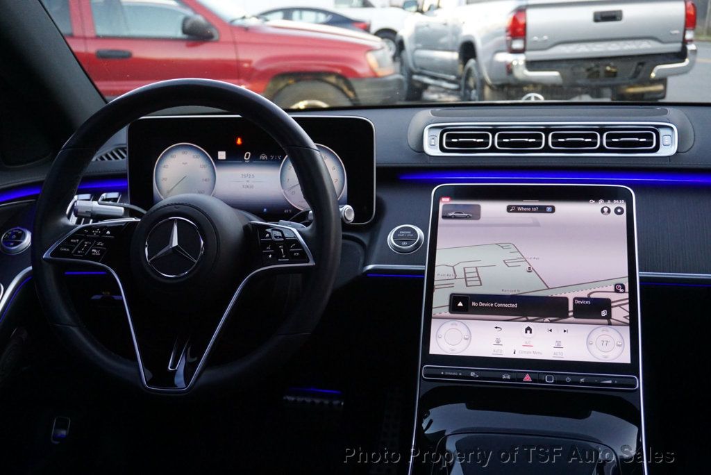 2022 Mercedes-Benz S-Class S 500 4MATIC Sedan AMG LINE ACTIVE AMBIENT LIGHT 3D CLUSTER  - 22949434 - 16