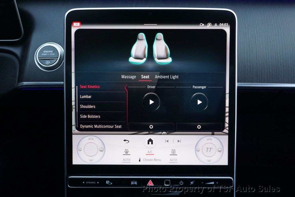 2022 Mercedes-Benz S-Class S 500 4MATIC Sedan AMG LINE ACTIVE AMBIENT LIGHT 3D CLUSTER  - 22949434 - 29