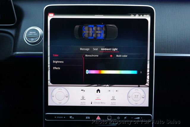 2022 Mercedes-Benz S-Class S 500 4MATIC Sedan AMG LINE ACTIVE AMBIENT LIGHT 3D CLUSTER  - 22949434 - 30