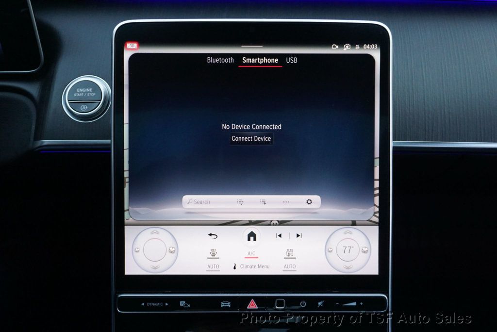 2022 Mercedes-Benz S-Class S 500 4MATIC Sedan AMG LINE ACTIVE AMBIENT LIGHT 3D CLUSTER  - 22949434 - 31