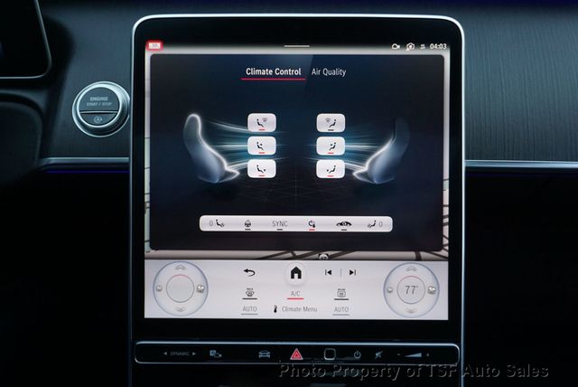 2022 Mercedes-Benz S-Class S 500 4MATIC Sedan AMG LINE ACTIVE AMBIENT LIGHT 3D CLUSTER  - 22949434 - 32