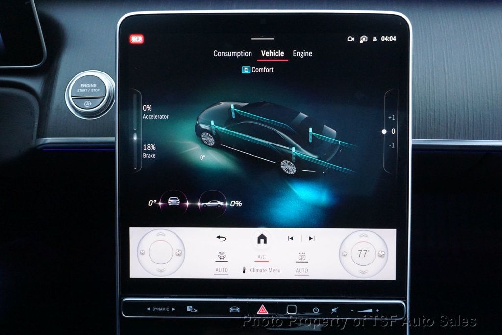 2022 Mercedes-Benz S-Class S 500 4MATIC Sedan AMG LINE ACTIVE AMBIENT LIGHT 3D CLUSTER  - 22949434 - 33