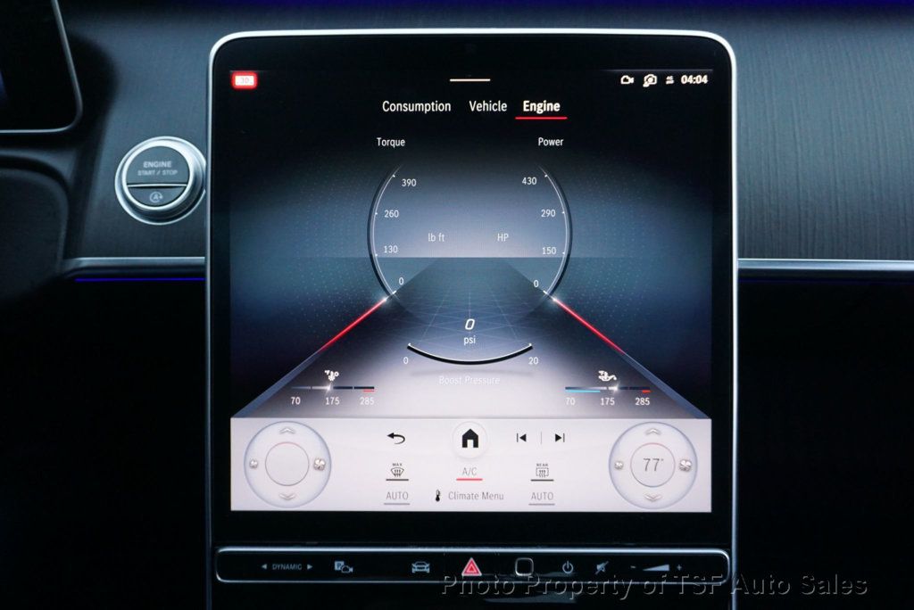2022 Mercedes-Benz S-Class S 500 4MATIC Sedan AMG LINE ACTIVE AMBIENT LIGHT 3D CLUSTER  - 22949434 - 34