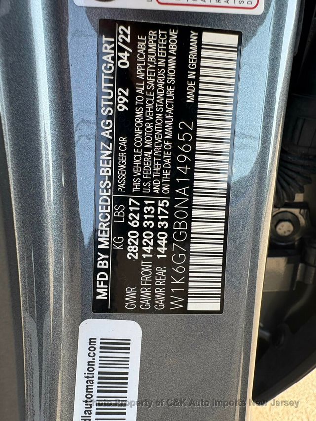 2022 Mercedes-Benz S-Class S 580 4MATIC,PANO,NAV,SURROUND VIEW CAM,HTD/VENT STS - 22994306 - 60