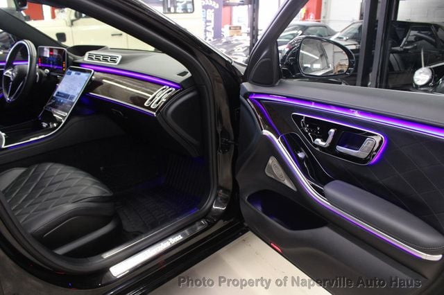 2022 Mercedes-Benz S-Class S 580 4MATIC Sedan - 23075775 - 37