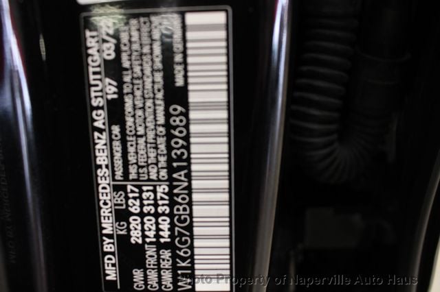 2022 Mercedes-Benz S-Class S 580 4MATIC Sedan - 23075775 - 50