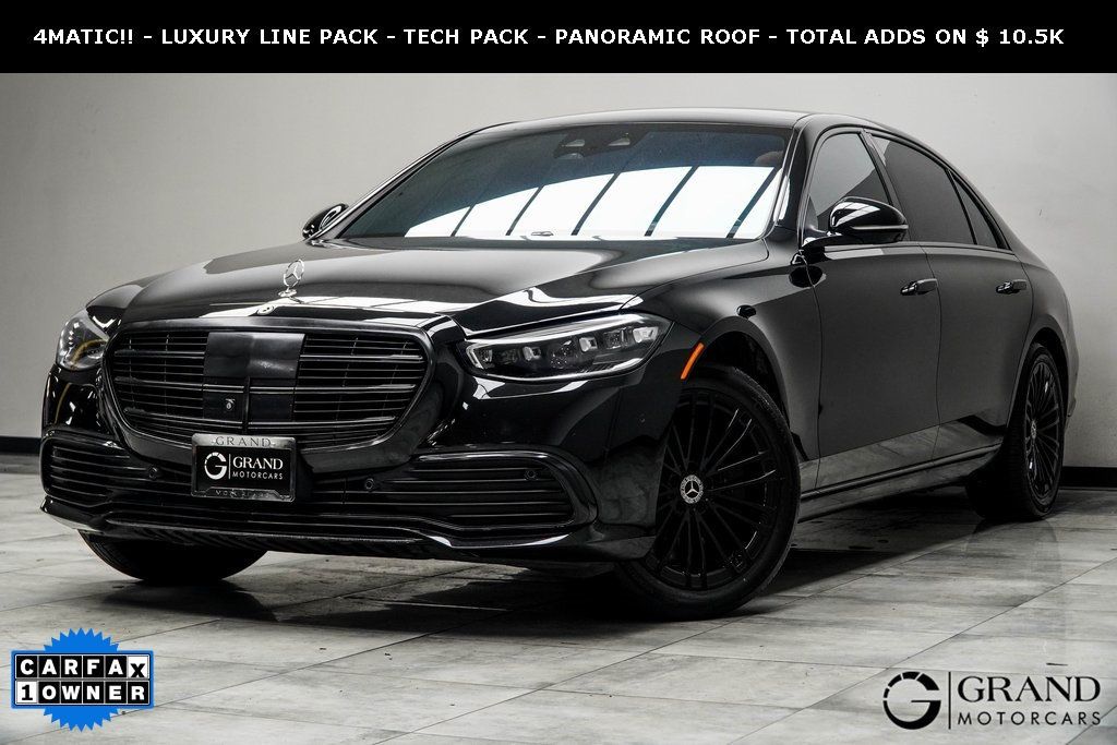 Used 2022 Mercedes-Benz S-Class S 580 with VIN W1K6G7GB8NA129522 for sale in Kennesaw, GA