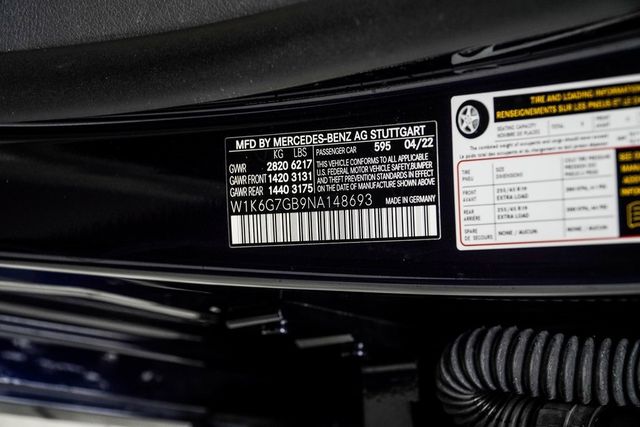 2022 Mercedes-Benz S-Class S 580 4MATIC Sedan - 22951692 - 40