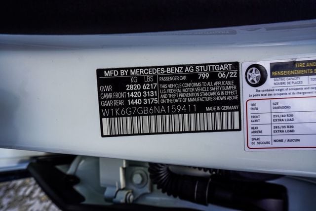 2022 Mercedes-Benz S-Class S 580 4MATIC Sedan - 23039022 - 39