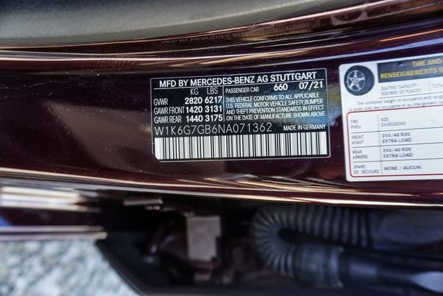2022 Mercedes-Benz S-Class S 580 4MATIC Sedan - 23049629 - 45
