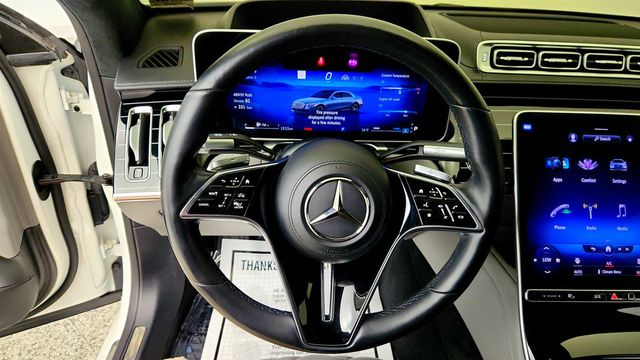 2022 Mercedes-Benz S-Class S 580 4MATIC Sedan w/ Burmester Sound, AMG Line Pkg & Warmth Pkg - 23081792 - 12