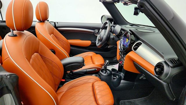2022 MINI Cooper S Convertible Iconic w/ Malt Brown Leather - 23085007 - 22