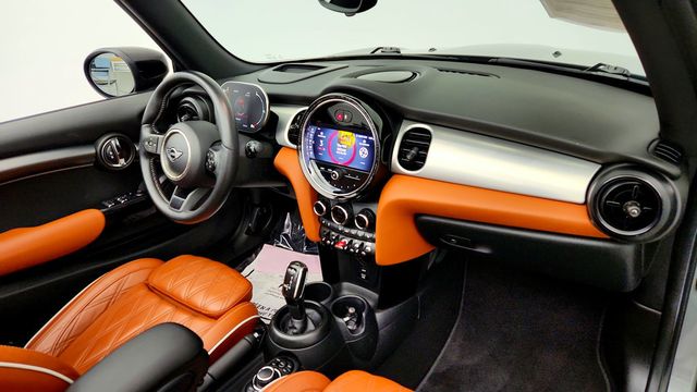 2022 MINI Cooper S Convertible Iconic w/ Malt Brown Leather - 23085007 - 23