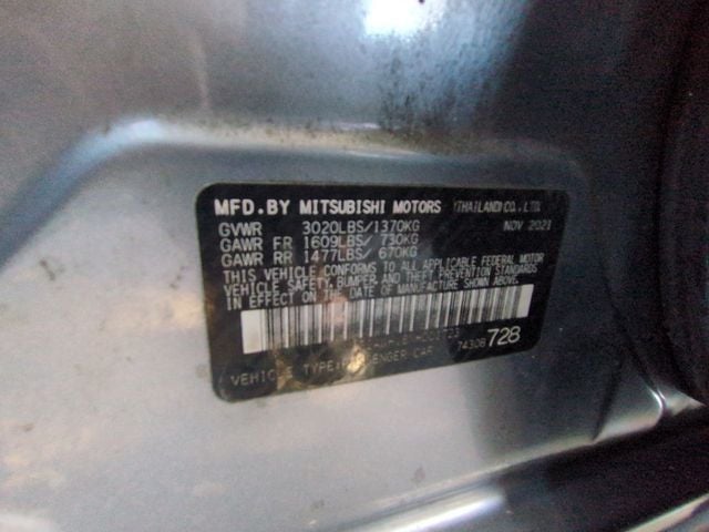 2022 Mitsubishi Mirage SE CVT - 22973123 - 22